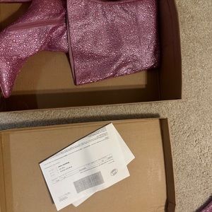 Pink Steve Madden Thigh Boots